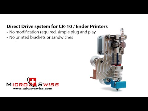 Micro Swiss Direct Drive Extruder for Creality CR-10 / Ender Printers