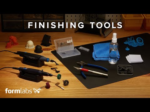 How to Use Finishing Tools for Post-Processing SLA 3D Printed Parts