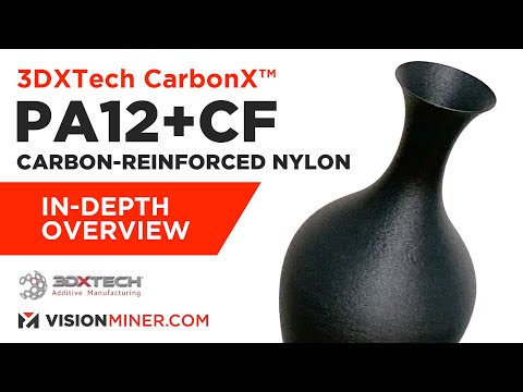 CarbonX PA12+CF Carbon-Fiber Reinforced Nylon 12 (CFPA12) 3D Printer Filament by 3DXTech