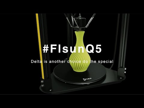 Flsun Q5 3D printer for beginners! Delta is another choice,do the special！