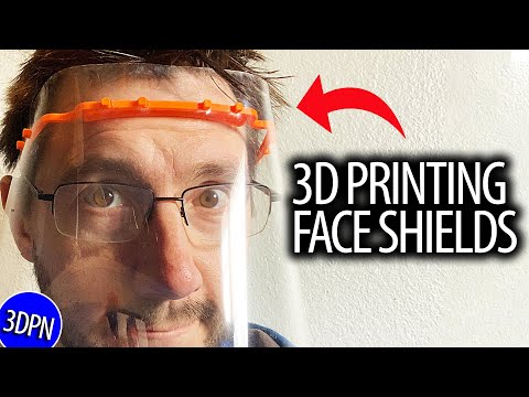 3D Printing Face Shields and YOU CAN TOO!