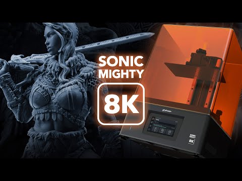 Sonic Mighty 8K 3D Printer - 8K Resolution Maximized Productivity