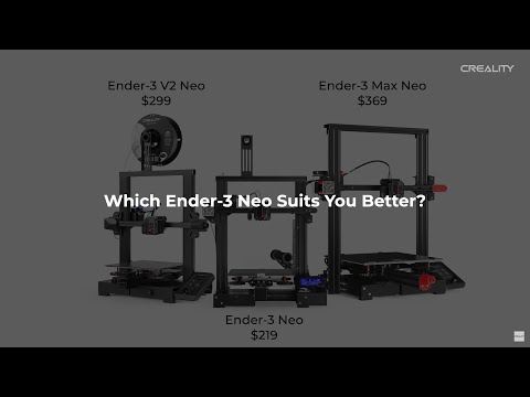Which Ender 3 Neo Series You Should Choose?