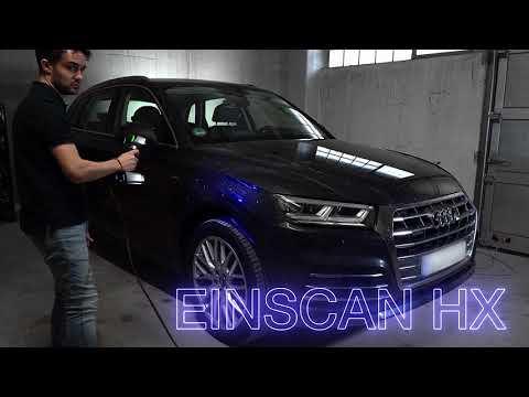 Hybrid Blue Laser & LED Light Source Handheld 3D Scanner EinScan HX Demo - 3D Digitizing Solution