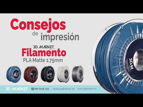 Consejos de Impresión Filamento 3D | Filamento 3D Market color Matte 1.75