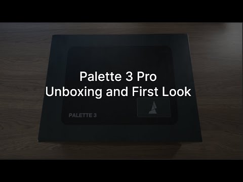 Palette 3 Pro Unboxing and First Look
