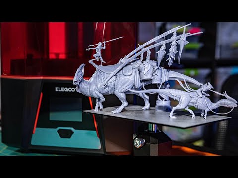 Elegoo Saturn 2 8K Resin 3D Printer: First Test Prints!