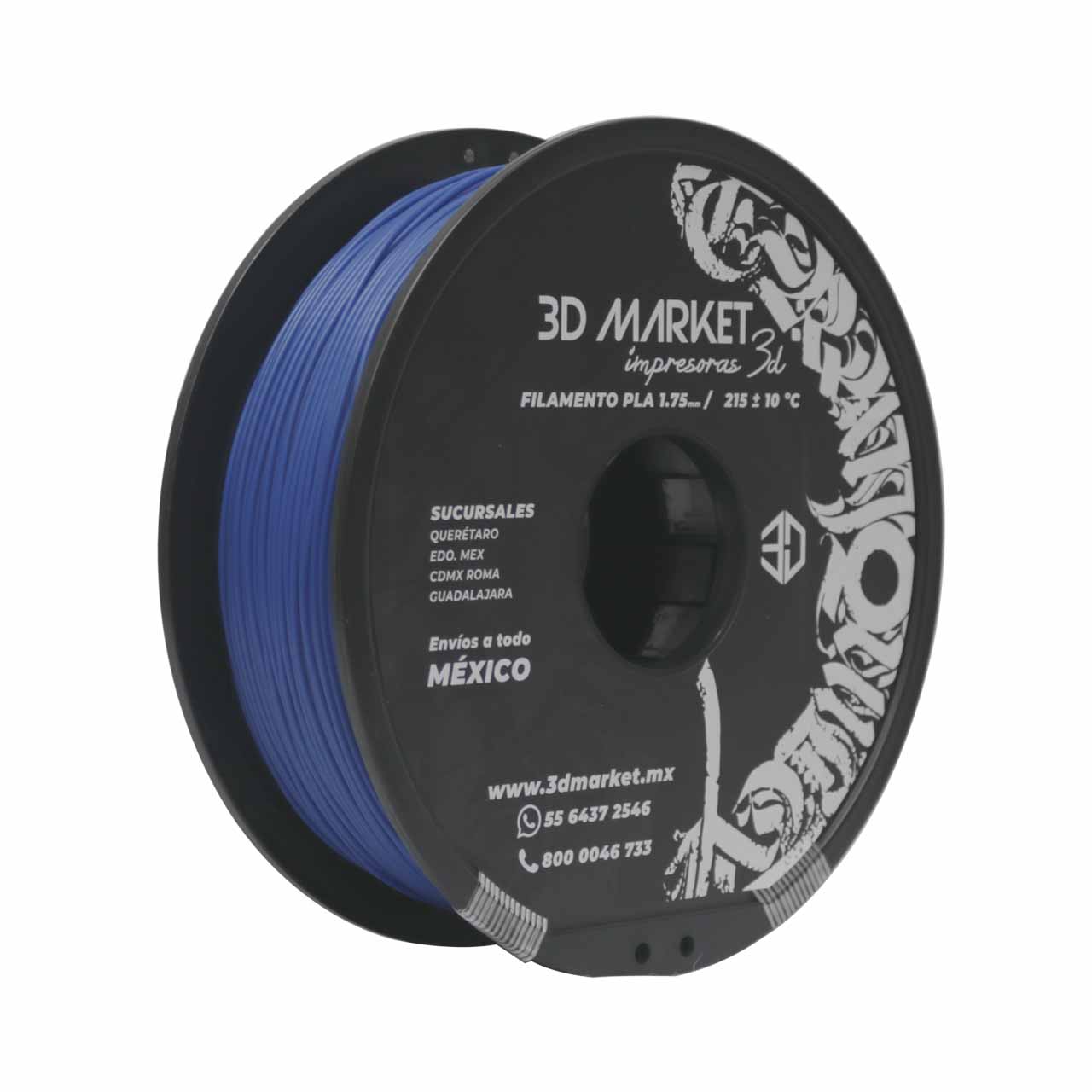 filamento pla economico azul