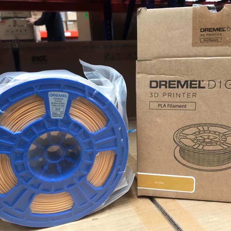 Filamento pla Dremel Oro para impresoras 3d Dremel compra aquí