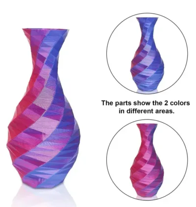 filamento pla doble color