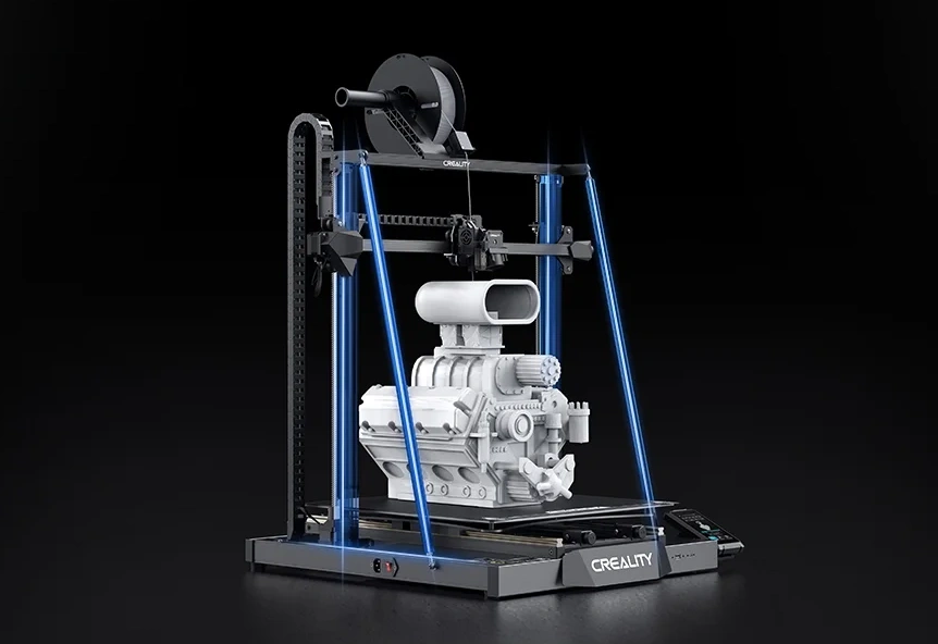 Eje Z rígido para mayor estabilidad - CR-M4 de Creality es una impresora 3D industrial