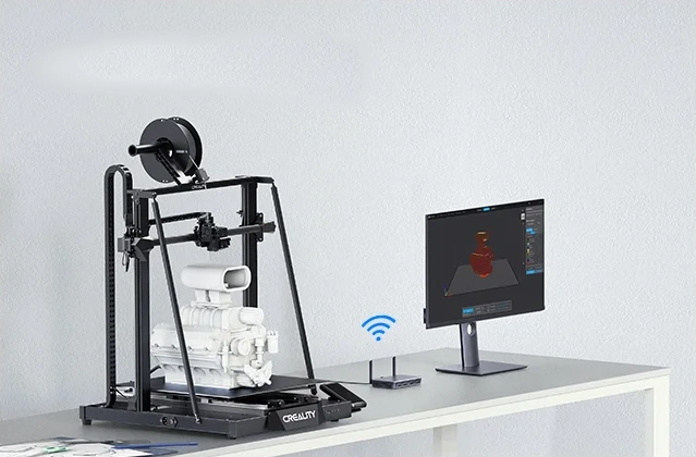 Impresión LAN CR-M4 de Creality es una impresora 3D industrial