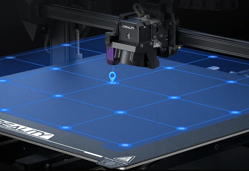 Nivelación automática genuina de 25 puntos CR-M4 de Creality es una impresora 3D industrial