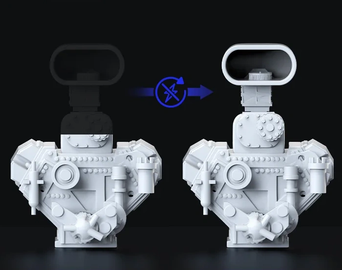 Recuperación de pérdida de energía CR-M4 de Creality es una impresora 3D industrial