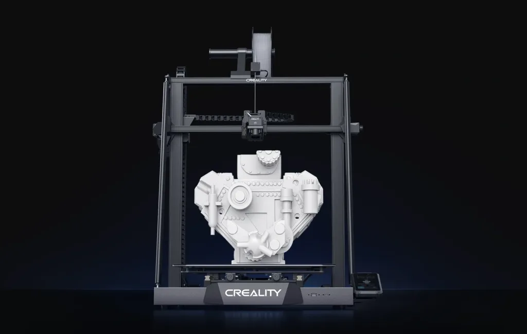 Rieles lineales de doble eje Y precisos y confiables CR-M4 de Creality es una impresora 3D industrial