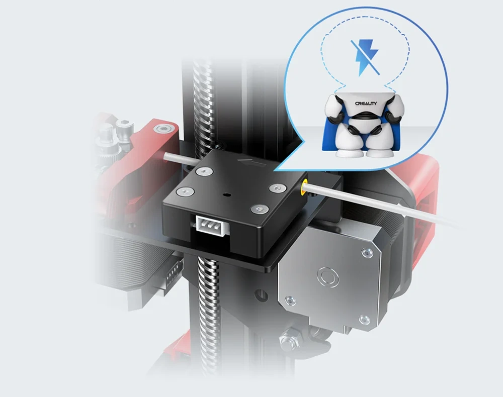 Ender 3 Max Neo Creality Reanudación de la impresión y sensor de filamento 3D MARKET