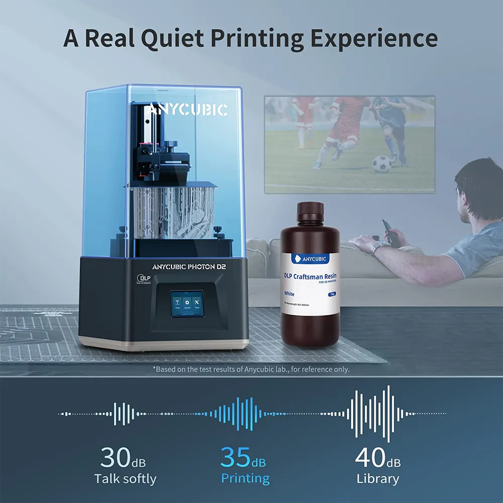 Impresión Silenciosa Photon D2 Anycubic