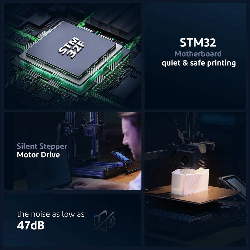 Impresión silenciosa con la placa base STM de 32 bits - Neptune 3 Plus