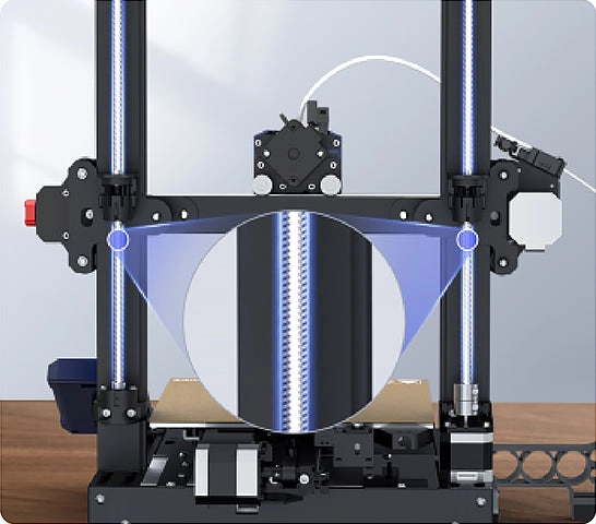 Varilla roscada estable de doble eje Z Anycubic Kobra 2