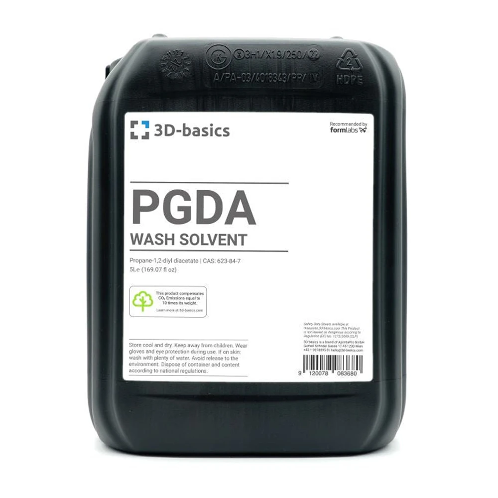 Para el lavado de las resinas PU Rigid 650 es necesario utilizar diacetato de propilenglicol (PGDA)
