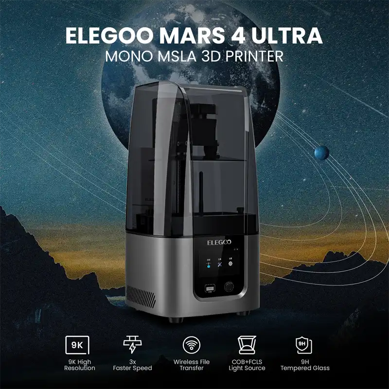Impresora 3D MSLA MARS 4 Ultra 9K de ELEGOO
