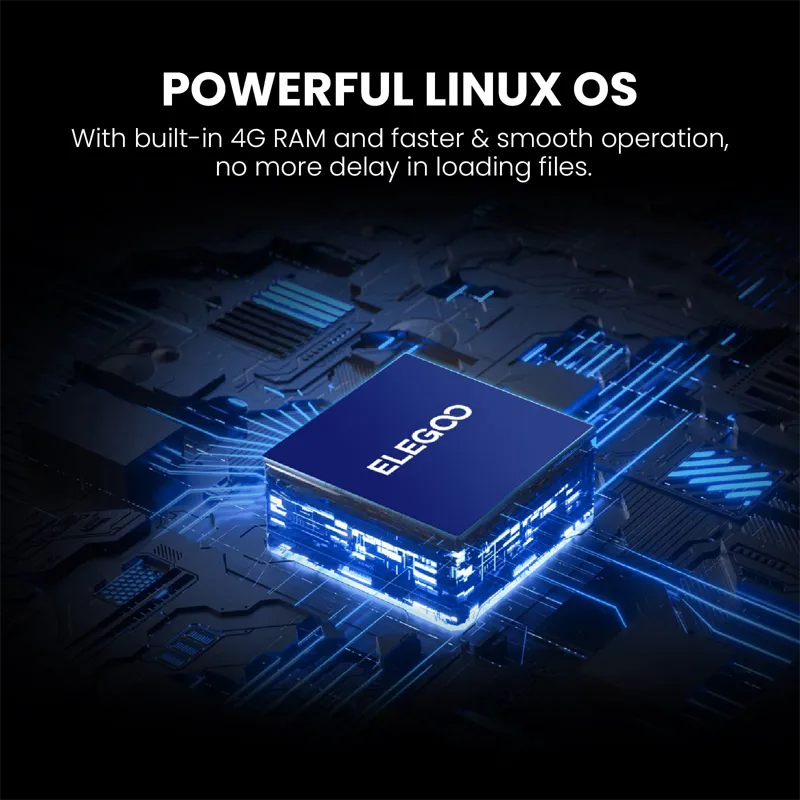 Potente sistema operativo Linux de la impresora Mars 4 Ultra