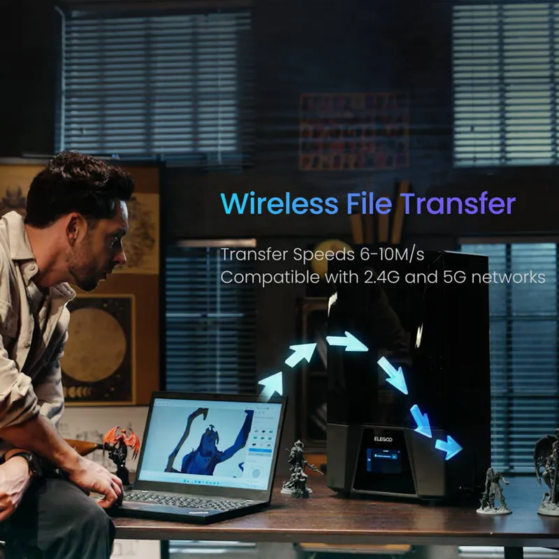 Transferencia de archivos a través de Wi-Fi