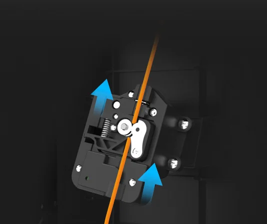 Alimentación automática de filamentos de Adventurer 4 Pro