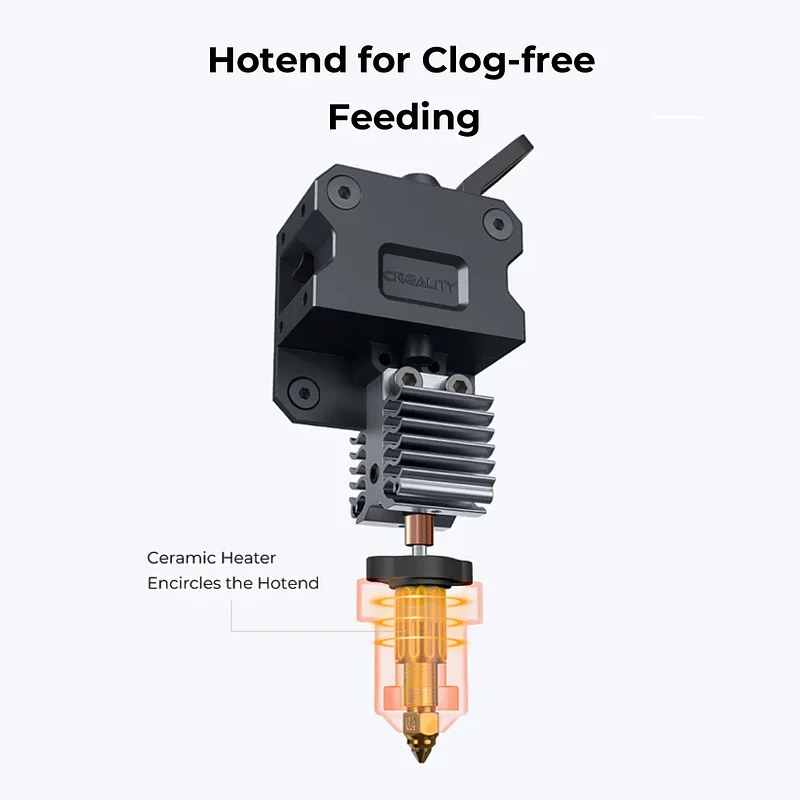 Hotend con boquilla de acero endurecido Creality