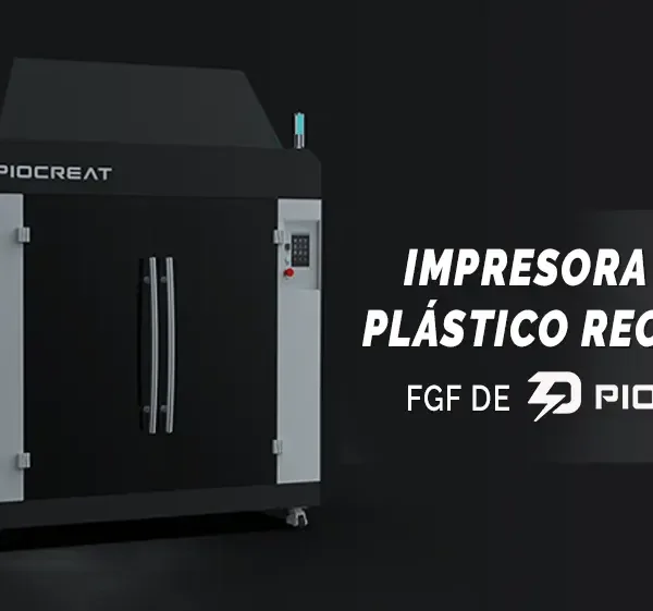 Impresora 3D de Plástico Reciclado G12 FGF de PioCreat