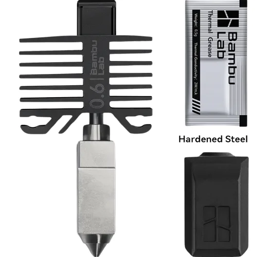 Hotend con boquilla Stainless Steel 0.6 mm Bambu Lab