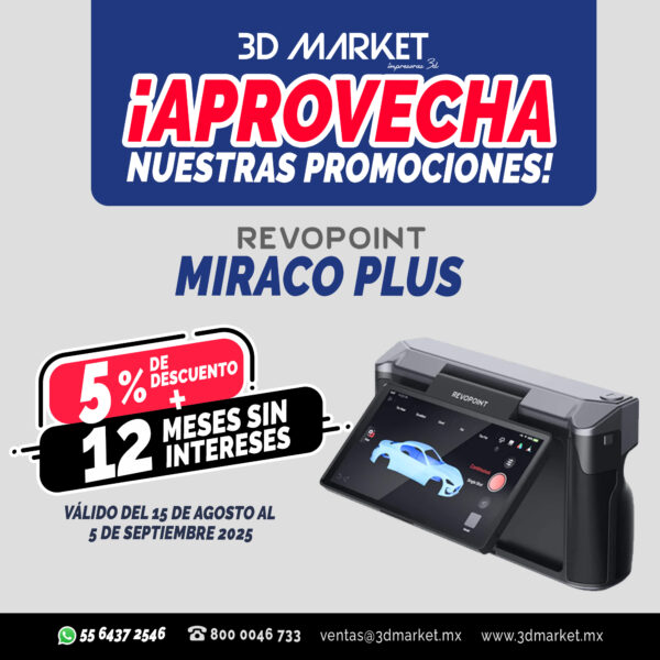 Escáner 3D Miraco Plus Revopoint
