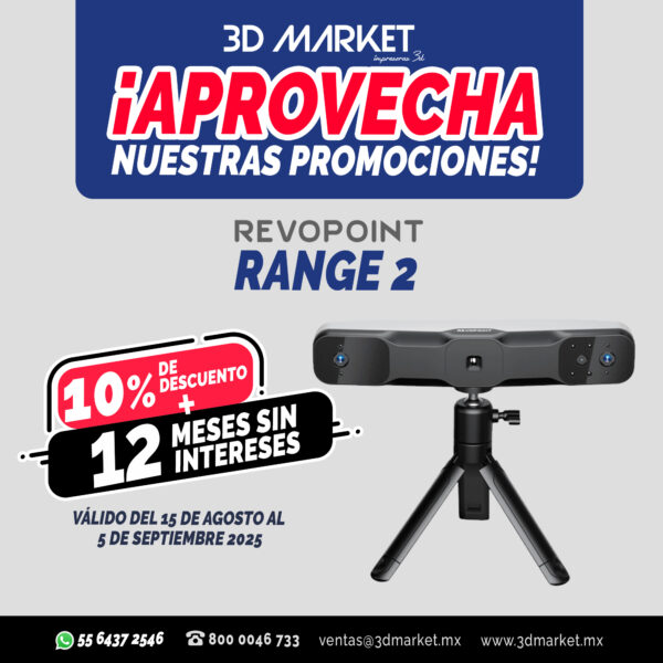 Escáner 3D RANGE 2 Revopoint
