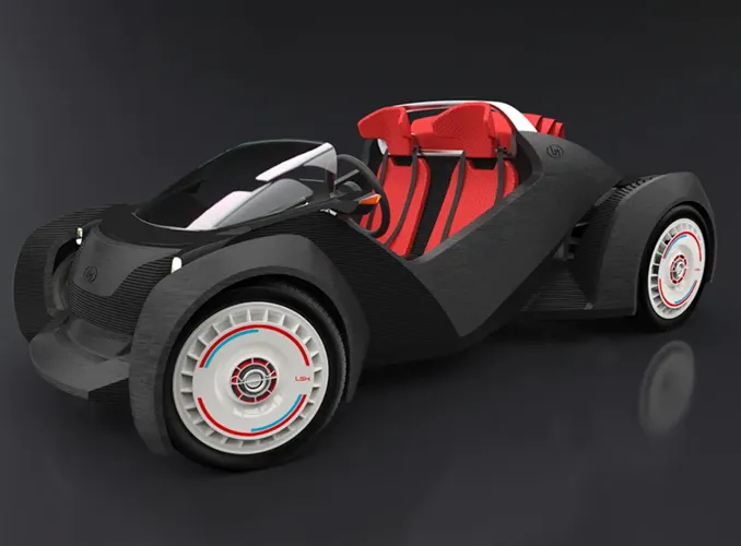Impresora 3D Automotriz Automovil de Ejemplo