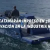 catamarán impreso en 3D