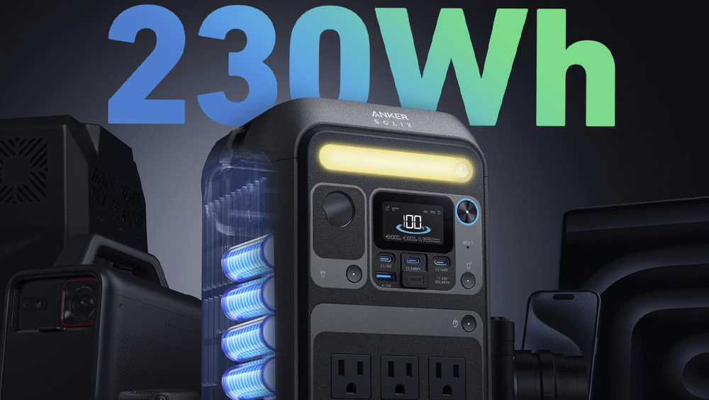 Anker SOLIX C200 72000 mAh 230Wh - 300W Portable Power Station Gran Capacidad