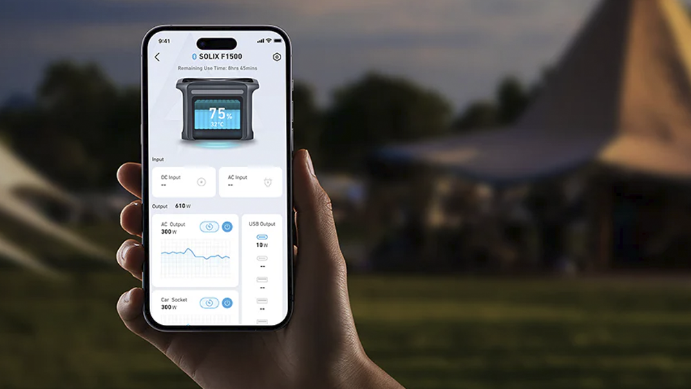 Anker SOLIX F1500 Control vía aplicación