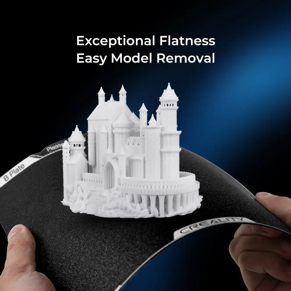 K1 Max PEI Build Plate Kit Creality Fácil Remoción de Modelos