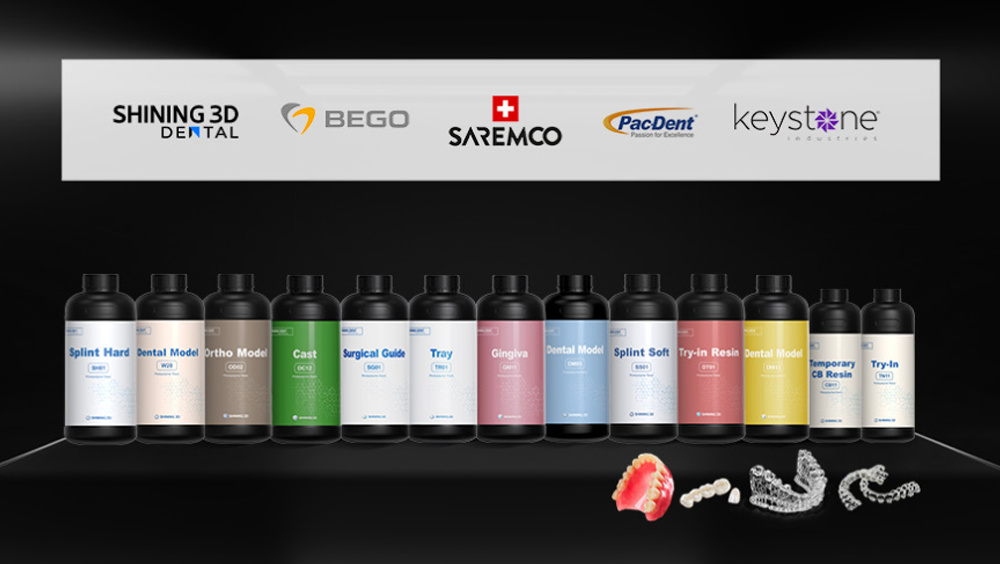 AccuFab-F1 Shining 3D Sistema de Materiales