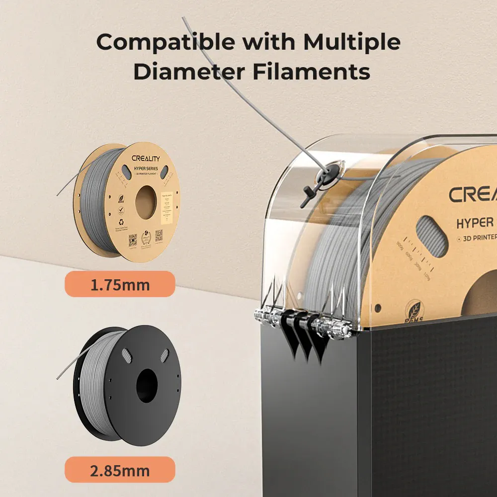Secador de Filamento Creality 2.0 Amplia Compatibilidad