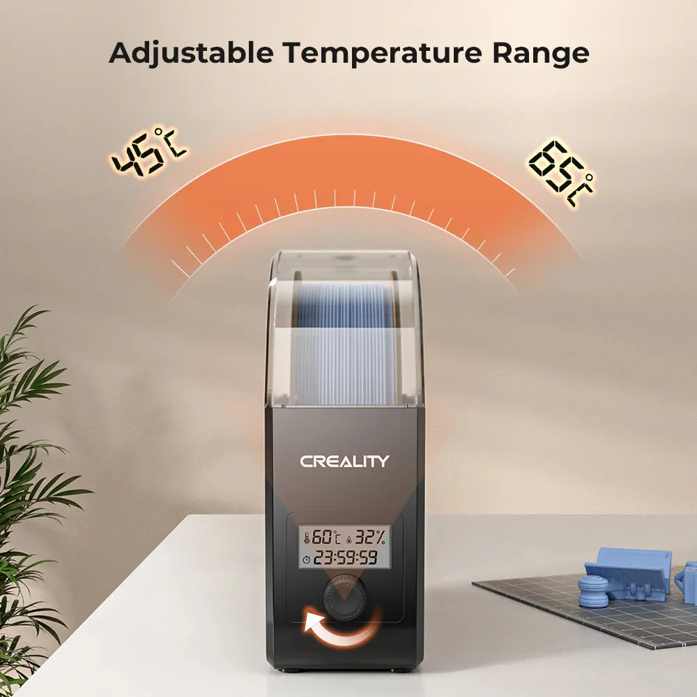 Secador de Filamento Creality 2.0 Temperatura Ajustable