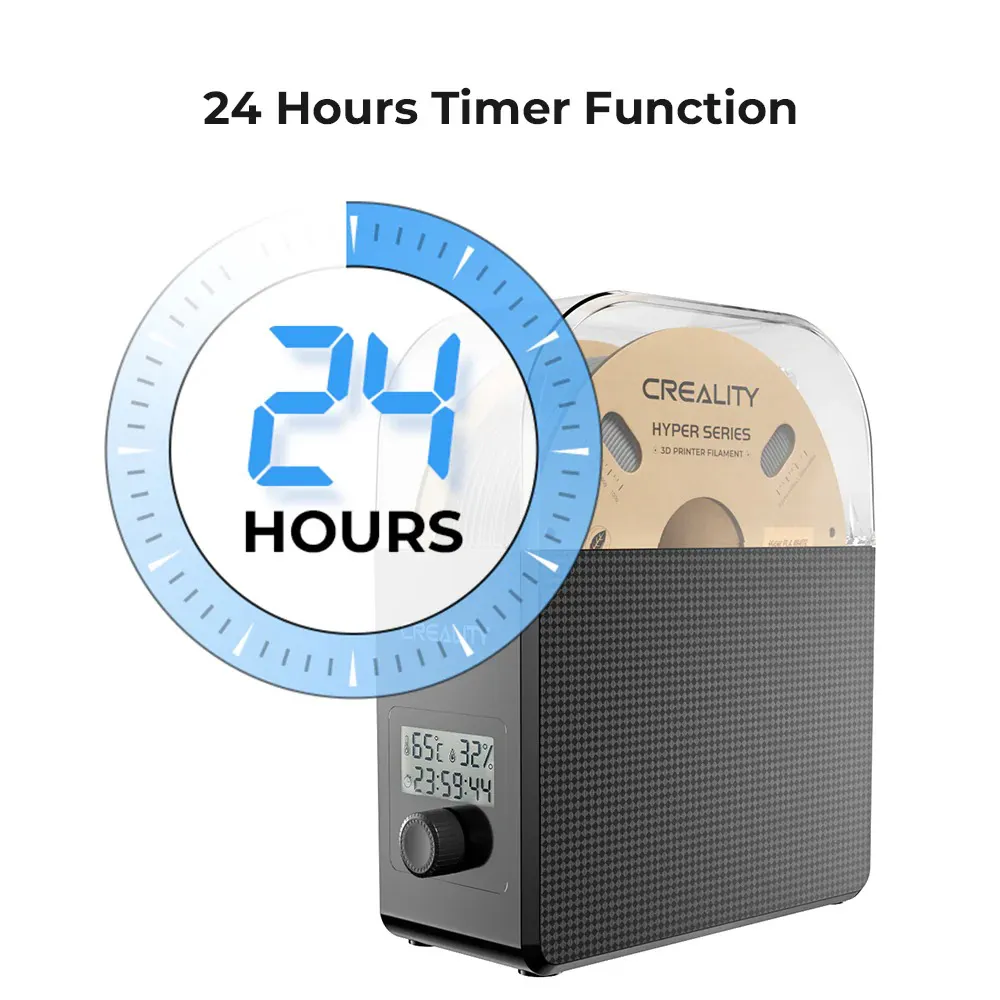 Secador de Filamento Creality 2.0 Temporizador de 24 Horas