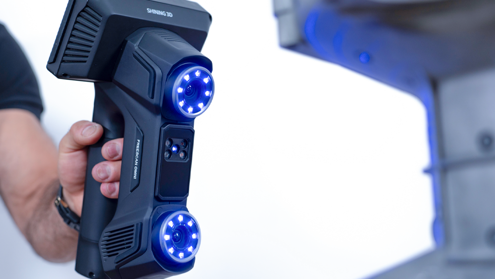 FreeScan Omni Shining 3D Autónoma e Inalámbrica