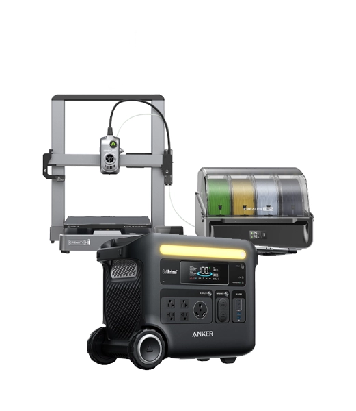 Creality Hi Combo + Anker SOLIX F2600