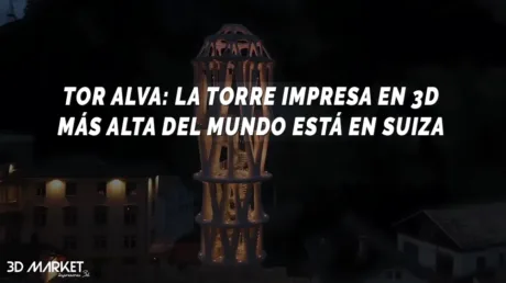 torre impresa en 3D
