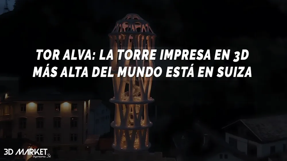 torre impresa en 3D