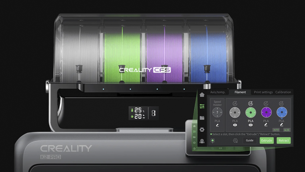 K2 Pro Combo Creality Impresión multicolor