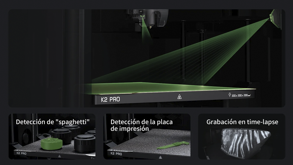 K2 Pro Combo Creality Sistema inteligente